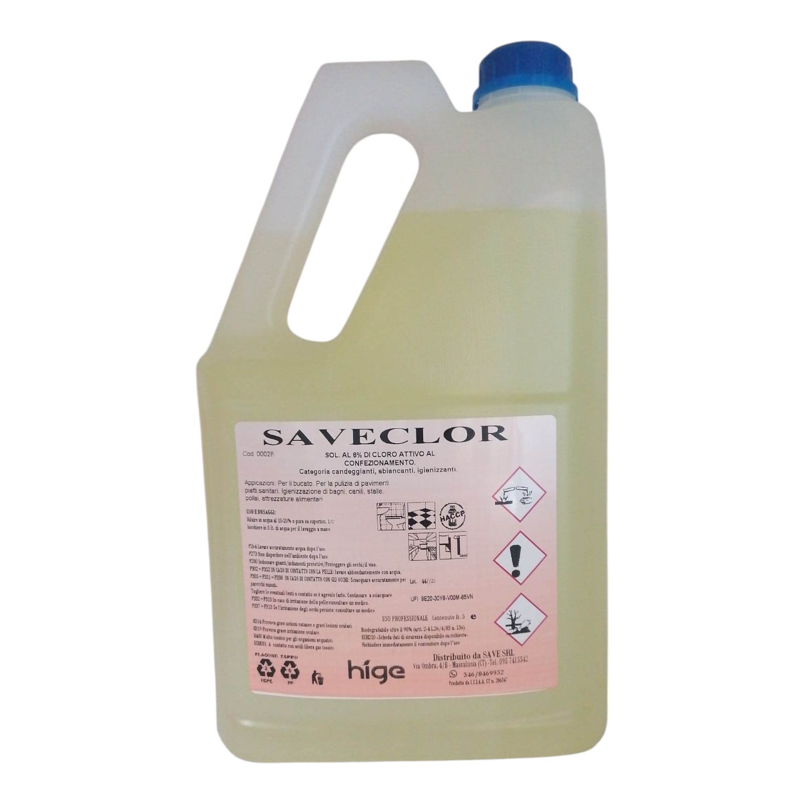 candeggina antisettica saveclor