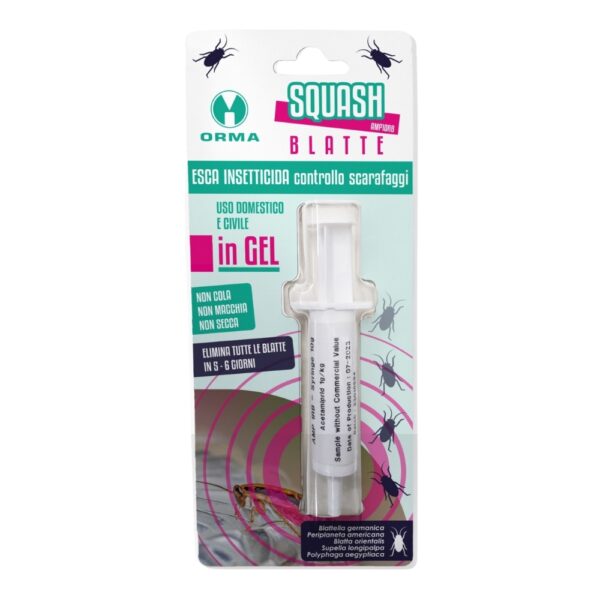 Siringa insetticida in gel Squash Blatte Orma
