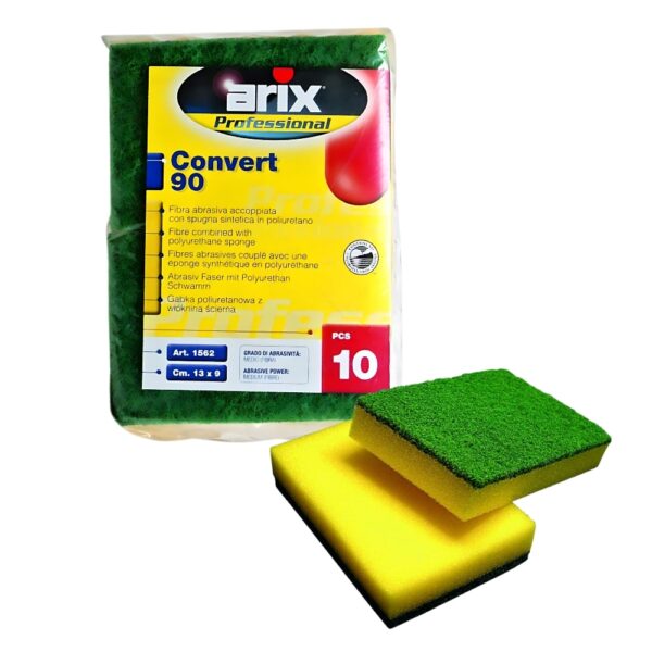 Spugna da cucina abrasiva professionale Convert 90 Arix