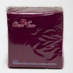 tovaglioli bordeaux bon ton 25x25