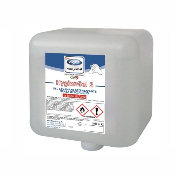 Ricarica cartuccia sapone gel antibatterico mani Hygiengel2