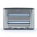 Lampada cattura insetti neon UV Halo 30 inox