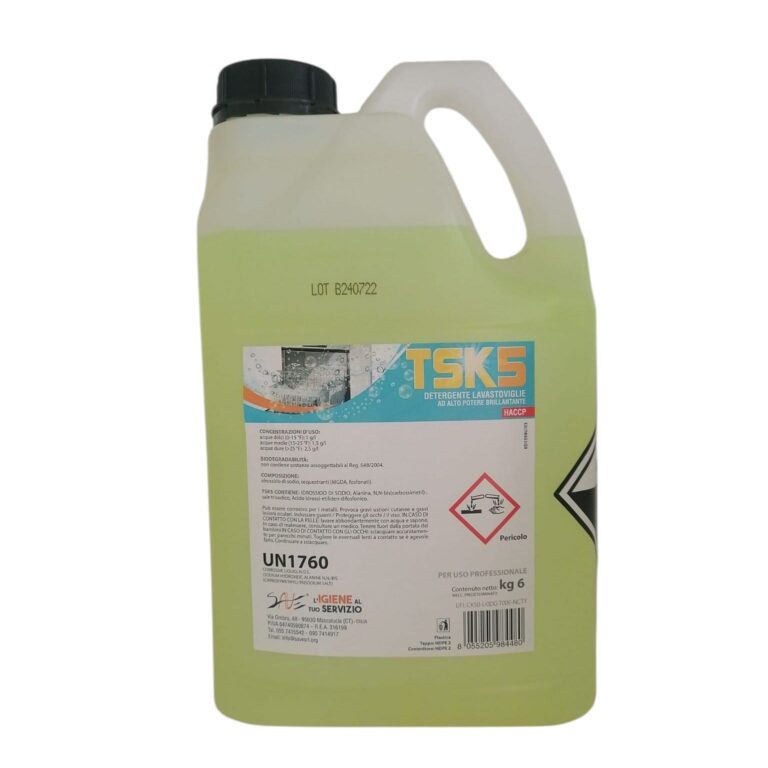 Detergente lavastoviglie brillantante TSK5 Save