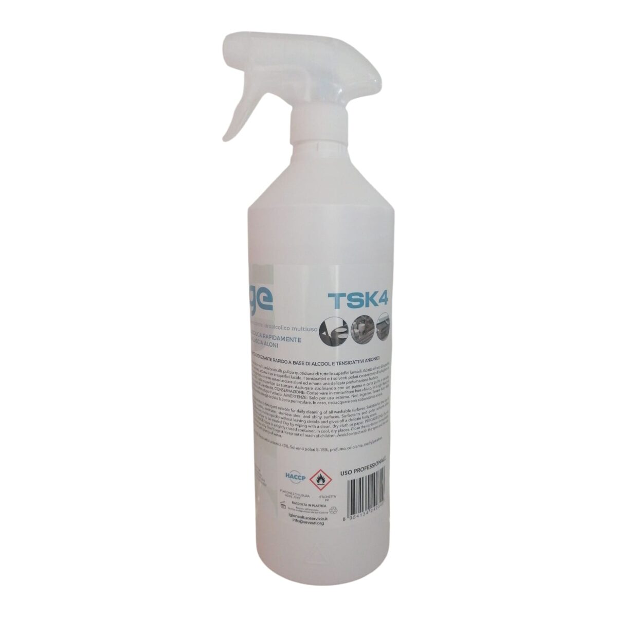 Detergente igienizzante alcolico multiuso TSK 4 Hige