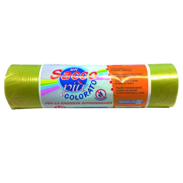 Sacchi immondizia gialli 70x110 raccolta secco Homeline Veorlene