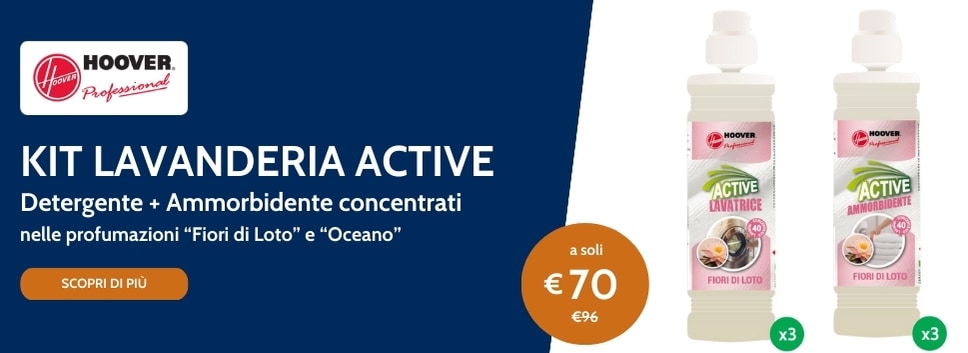 promo kit lavanderia active hoover professional