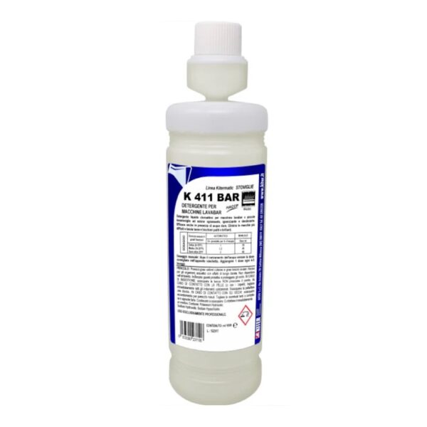 Detergente clorattivo per macchine lavastoviglie K 411 BAR Kiter