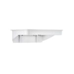 Supporto a muro 664 cestino gettacarte 579 Lineacqualba MarPlast bianco