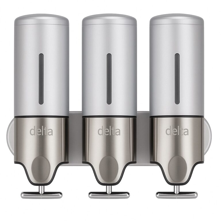 Dispenser sapone doccia triplo Delta Cleaning