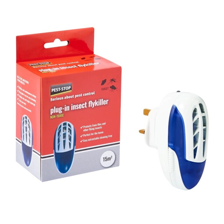 Mini lampada cattura insetti Pest-Stop Plug-in LED Insect Fly Killer Pelsis